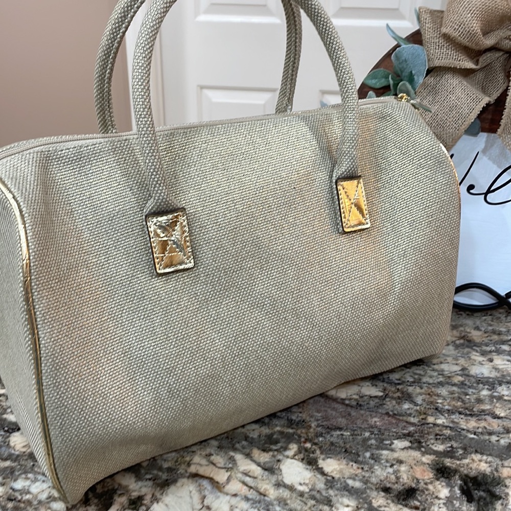 Nwt Michael Kors Large Canvas Satchel - image 4